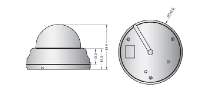 HD-SDI ドームカメラ