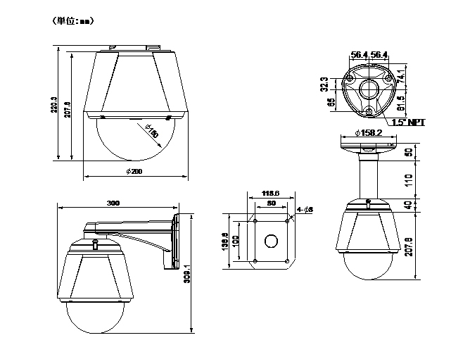 ハイスピードPTZカメラ(ECO-N27T )