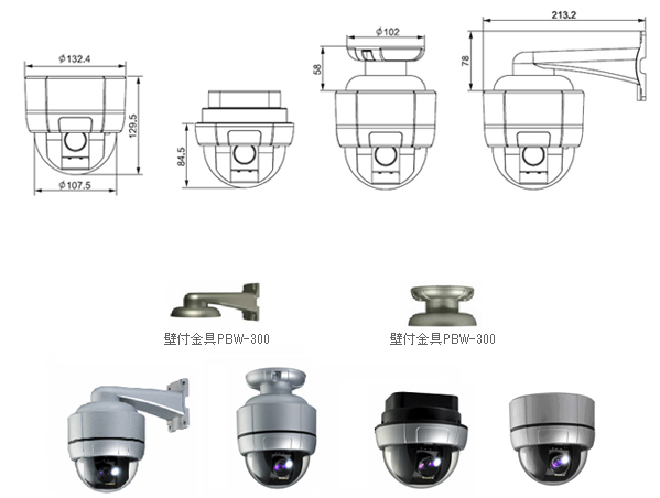 室内用IPミニスピードドームカメラ