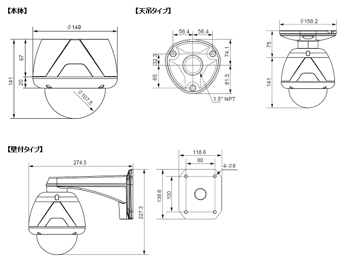 室外用バンダルプルーフIPスピードドームカメラ
